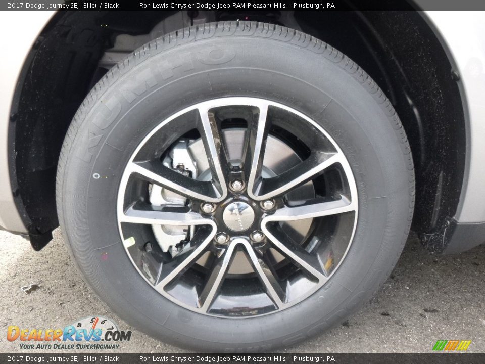 2017 Dodge Journey SE Billet / Black Photo #10