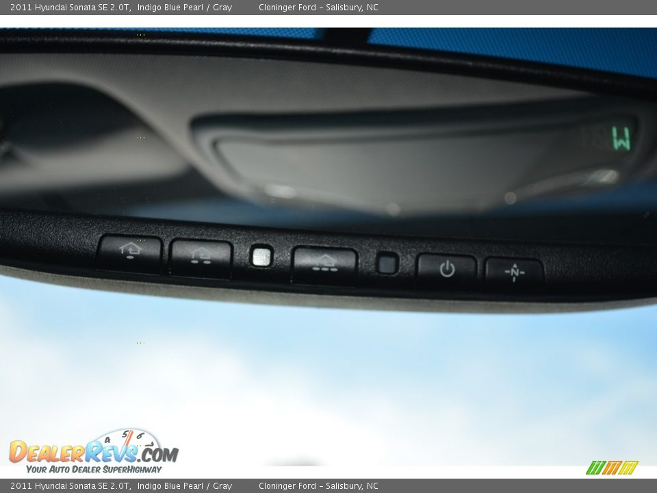 2011 Hyundai Sonata SE 2.0T Indigo Blue Pearl / Gray Photo #26
