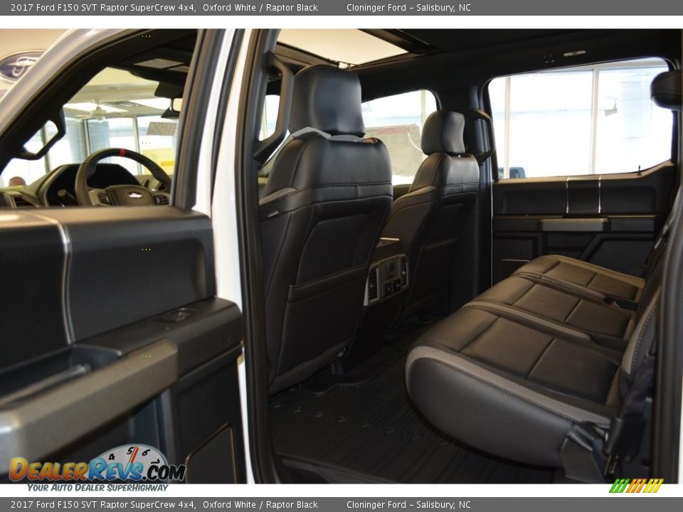 Rear Seat of 2017 Ford F150 SVT Raptor SuperCrew 4x4 Photo #11