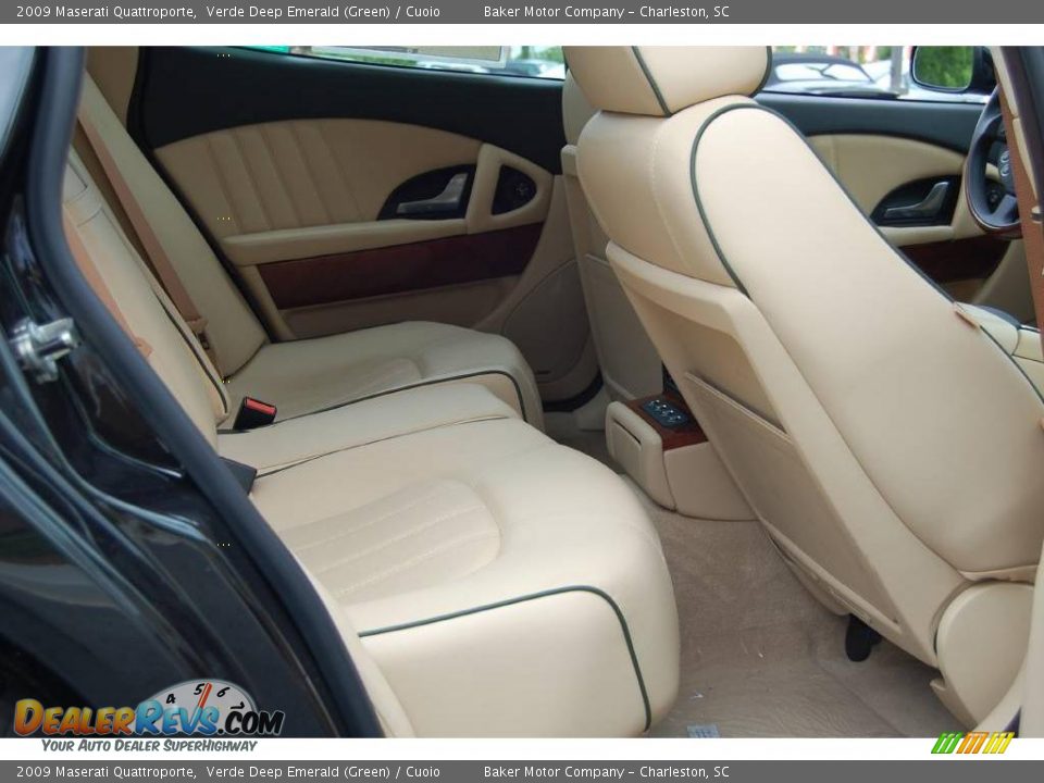 2009 Maserati Quattroporte Verde Deep Emerald (Green) / Cuoio Photo #12