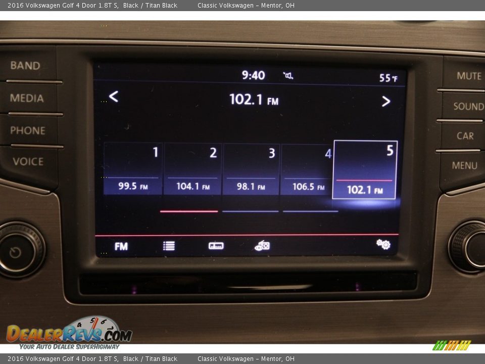 Audio System of 2016 Volkswagen Golf 4 Door 1.8T S Photo #9
