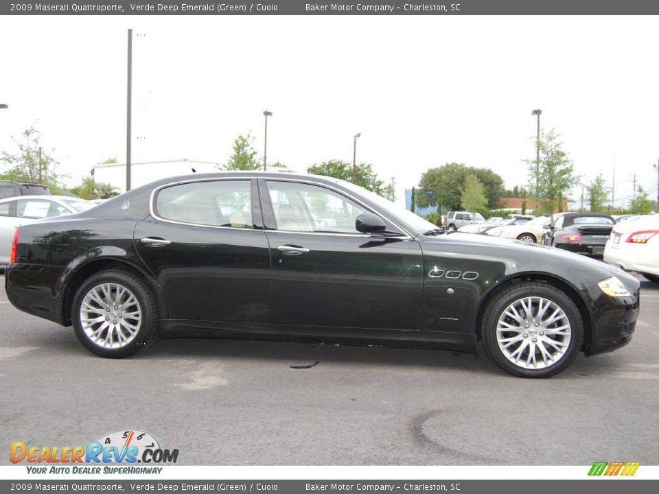 2009 Maserati Quattroporte Verde Deep Emerald (Green) / Cuoio Photo #16