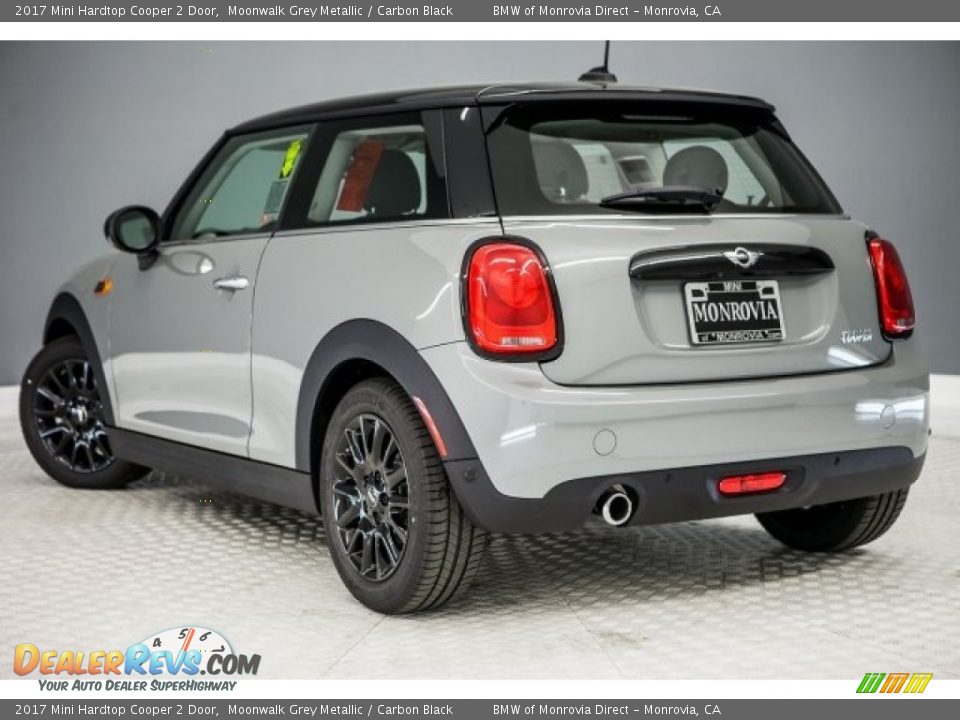 2017 Mini Hardtop Cooper 2 Door Moonwalk Grey Metallic / Carbon Black Photo #3