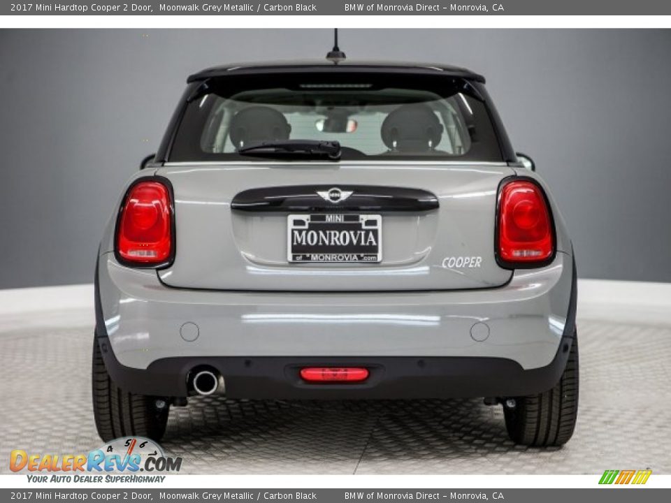 2017 Mini Hardtop Cooper 2 Door Moonwalk Grey Metallic / Carbon Black Photo #4
