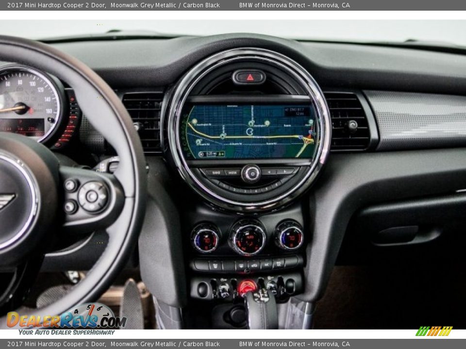2017 Mini Hardtop Cooper 2 Door Moonwalk Grey Metallic / Carbon Black Photo #5
