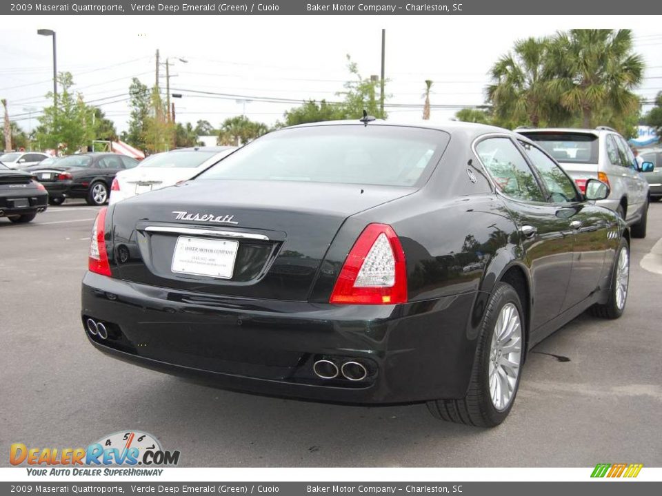 2009 Maserati Quattroporte Verde Deep Emerald (Green) / Cuoio Photo #17