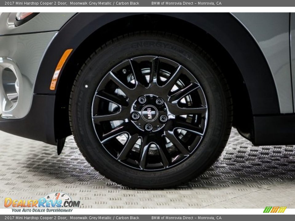 2017 Mini Hardtop Cooper 2 Door Moonwalk Grey Metallic / Carbon Black Photo #9