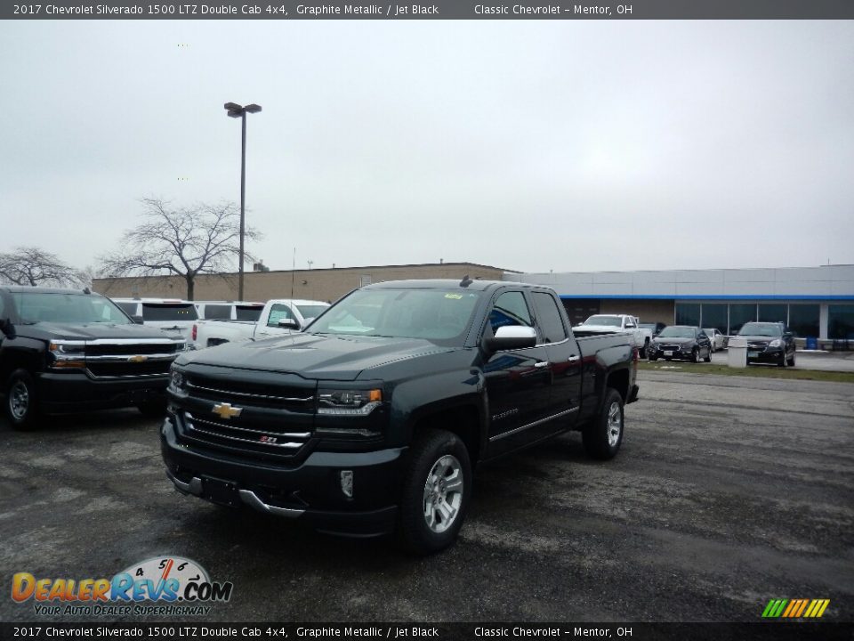 2017 Chevrolet Silverado 1500 LTZ Double Cab 4x4 Graphite Metallic / Jet Black Photo #1