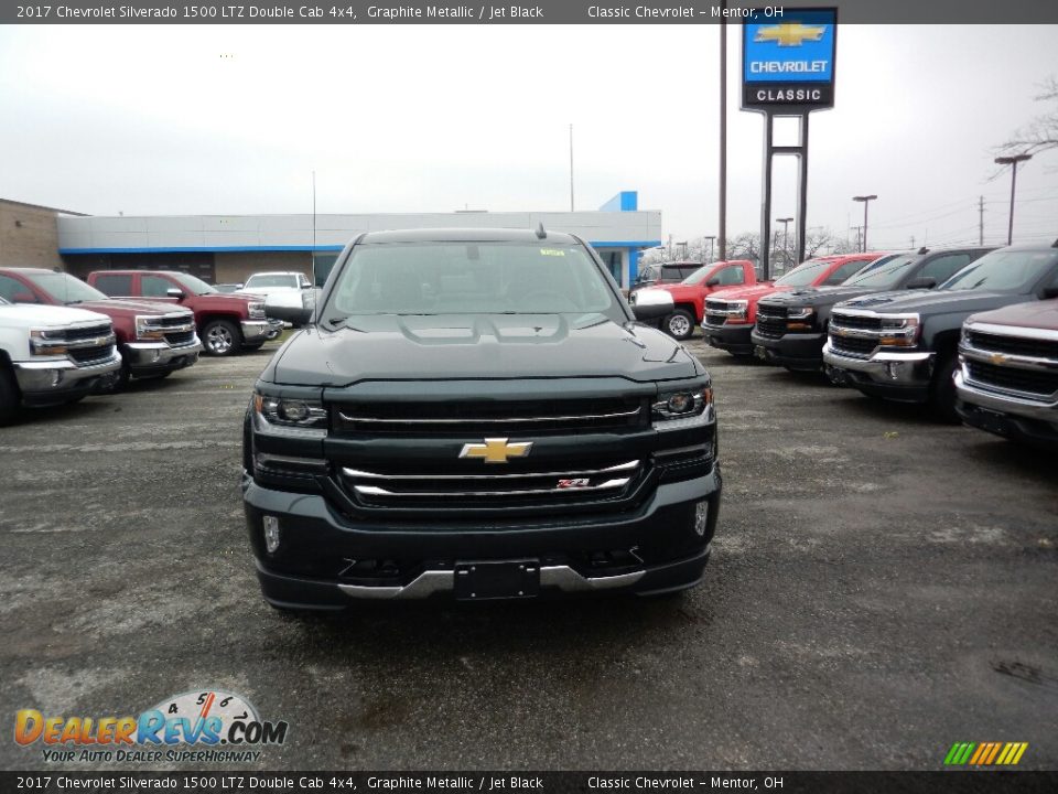 2017 Chevrolet Silverado 1500 LTZ Double Cab 4x4 Graphite Metallic / Jet Black Photo #2