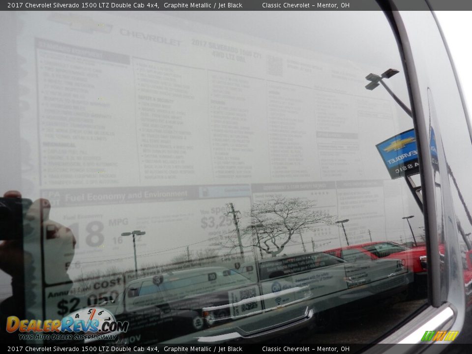 2017 Chevrolet Silverado 1500 LTZ Double Cab 4x4 Graphite Metallic / Jet Black Photo #6