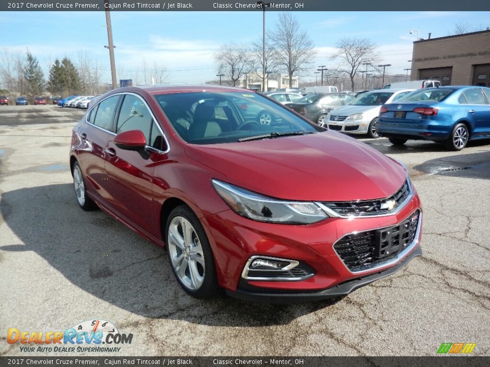 2017 Chevrolet Cruze Premier Cajun Red Tintcoat / Jet Black Photo #3