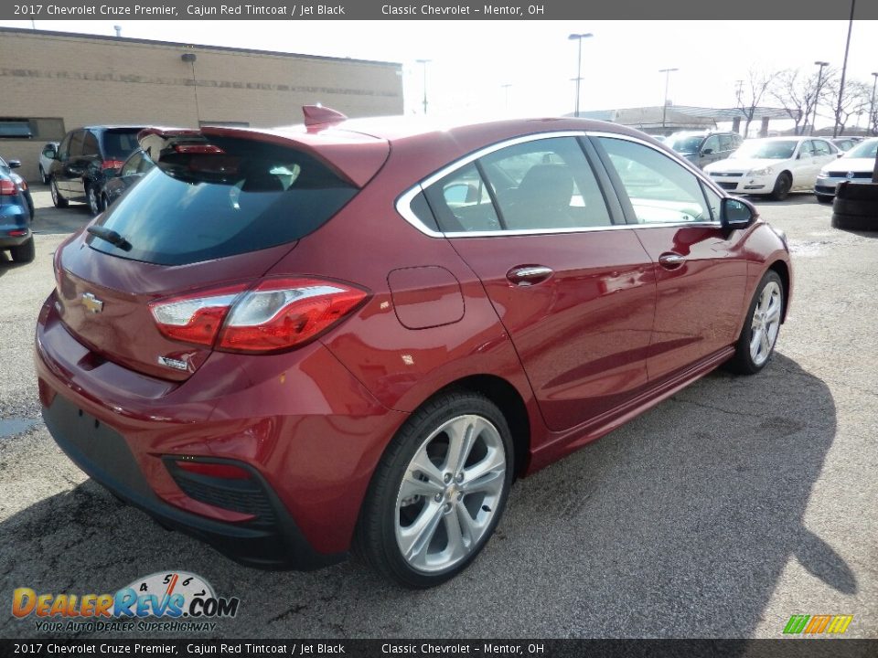 2017 Chevrolet Cruze Premier Cajun Red Tintcoat / Jet Black Photo #4