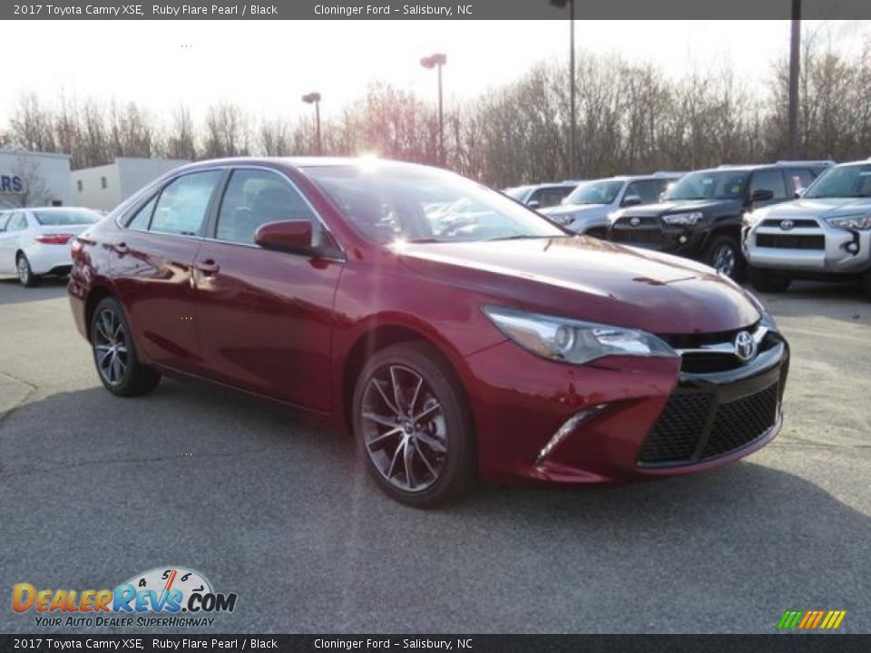 2017 Toyota Camry XSE Ruby Flare Pearl / Black Photo #1