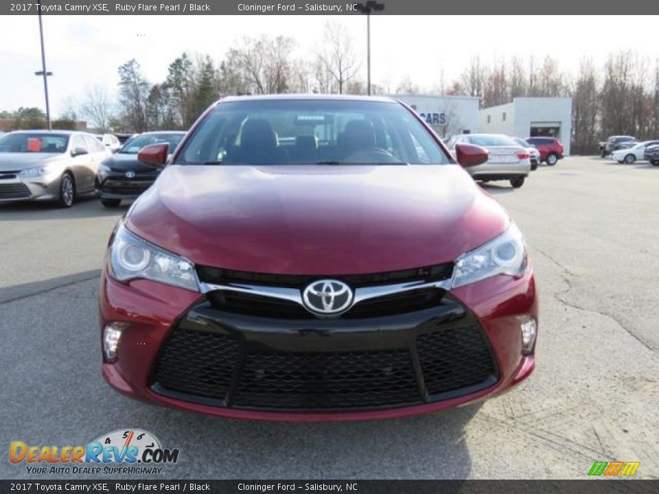 2017 Toyota Camry XSE Ruby Flare Pearl / Black Photo #2