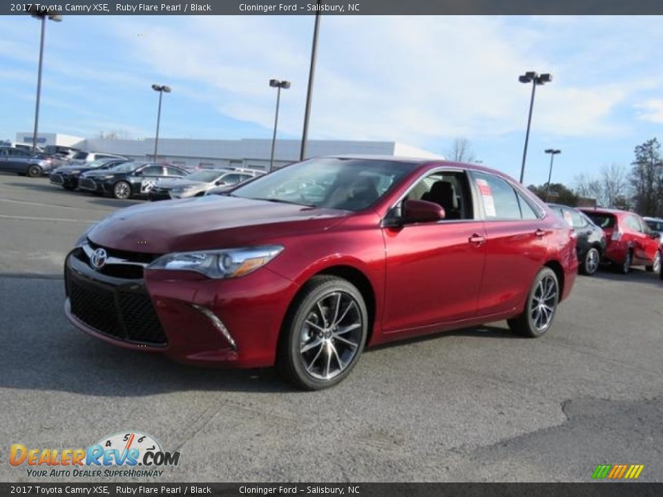 2017 Toyota Camry XSE Ruby Flare Pearl / Black Photo #3
