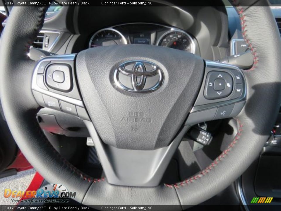 2017 Toyota Camry XSE Ruby Flare Pearl / Black Photo #13