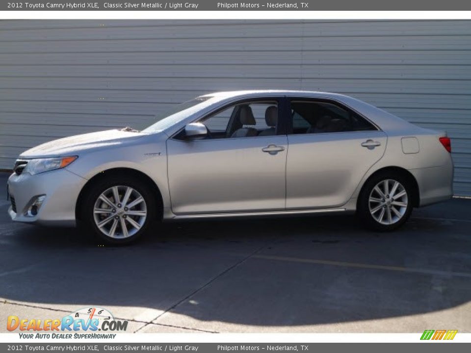 2012 Toyota Camry Hybrid XLE Classic Silver Metallic / Light Gray Photo #4