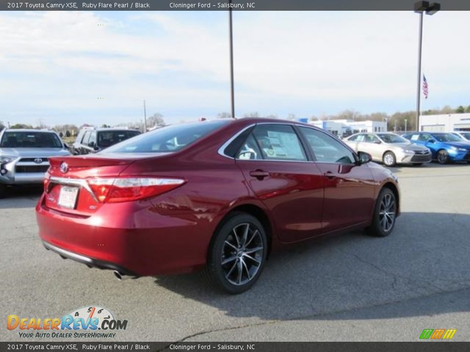 2017 Toyota Camry XSE Ruby Flare Pearl / Black Photo #21