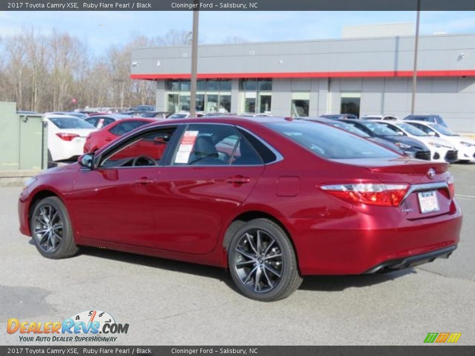 2017 Toyota Camry XSE Ruby Flare Pearl / Black Photo #23