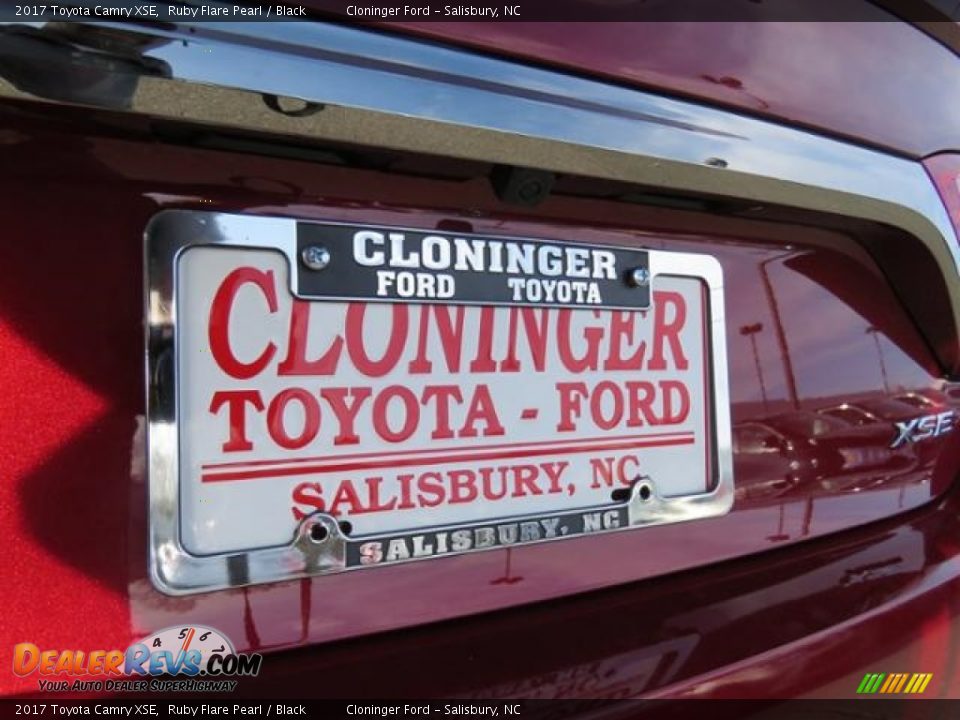 2017 Toyota Camry XSE Ruby Flare Pearl / Black Photo #24