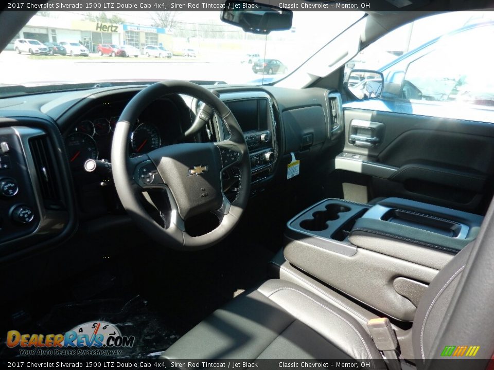 2017 Chevrolet Silverado 1500 LTZ Double Cab 4x4 Siren Red Tintcoat / Jet Black Photo #7