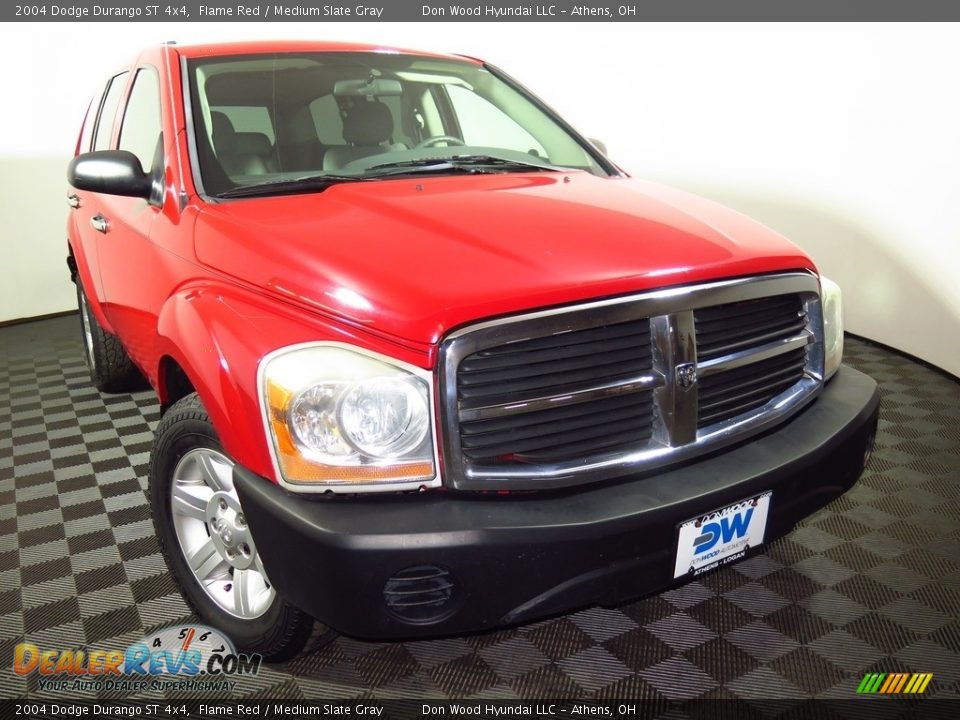 2004 Dodge Durango ST 4x4 Flame Red / Medium Slate Gray Photo #3