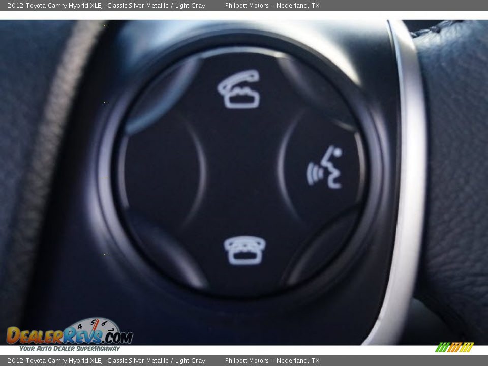 2012 Toyota Camry Hybrid XLE Classic Silver Metallic / Light Gray Photo #24