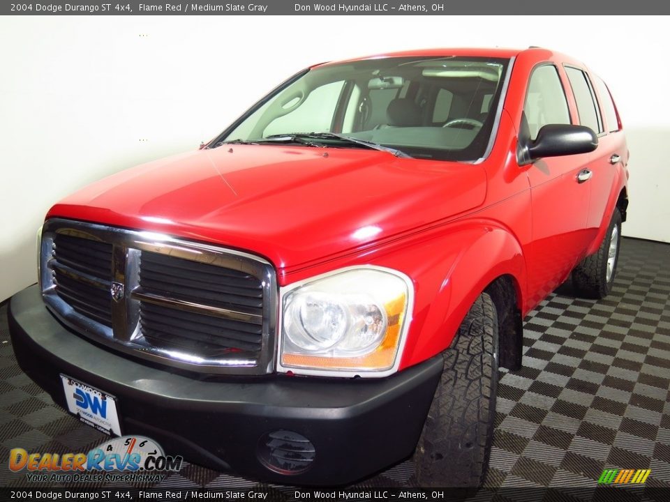 2004 Dodge Durango ST 4x4 Flame Red / Medium Slate Gray Photo #6