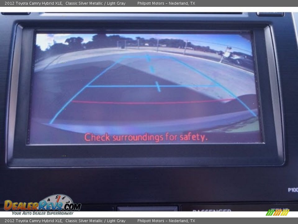 2012 Toyota Camry Hybrid XLE Classic Silver Metallic / Light Gray Photo #28