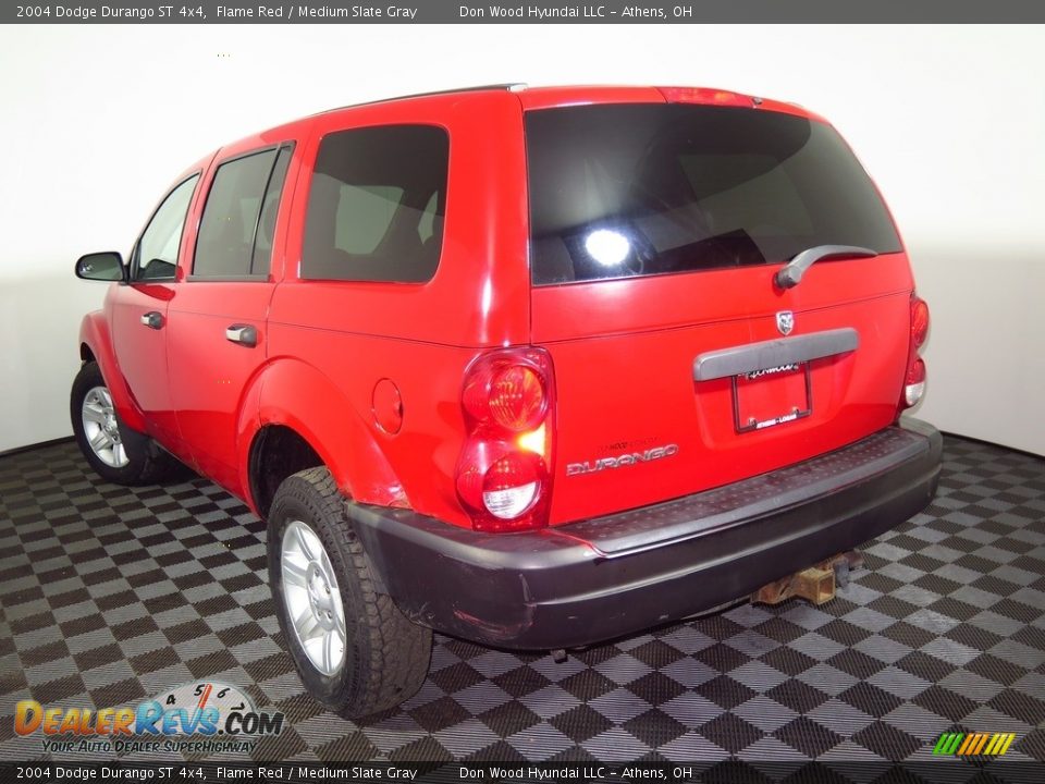 2004 Dodge Durango ST 4x4 Flame Red / Medium Slate Gray Photo #7