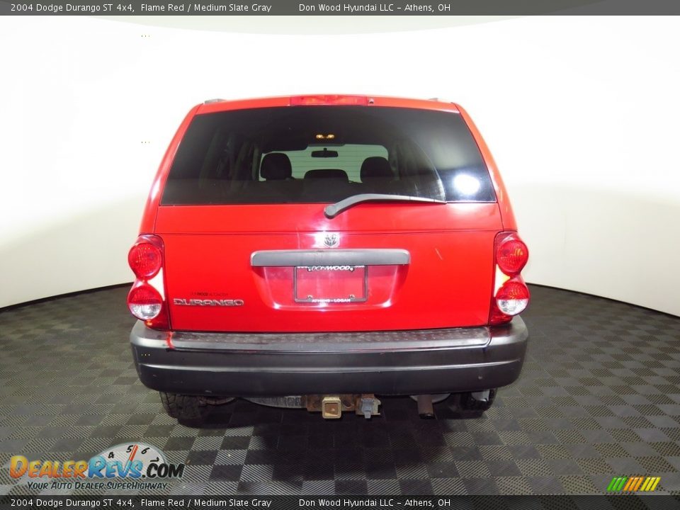 2004 Dodge Durango ST 4x4 Flame Red / Medium Slate Gray Photo #9