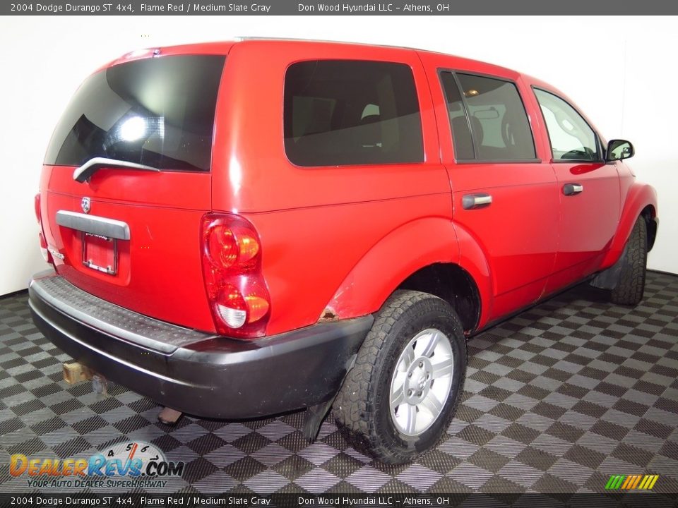 2004 Dodge Durango ST 4x4 Flame Red / Medium Slate Gray Photo #11