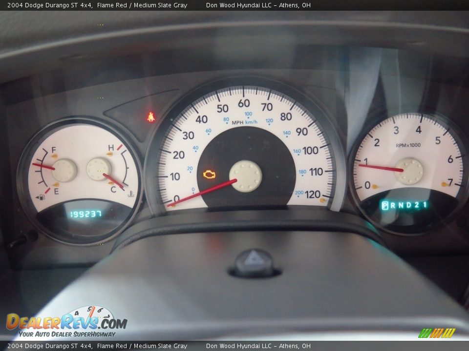 2004 Dodge Durango ST 4x4 Flame Red / Medium Slate Gray Photo #14