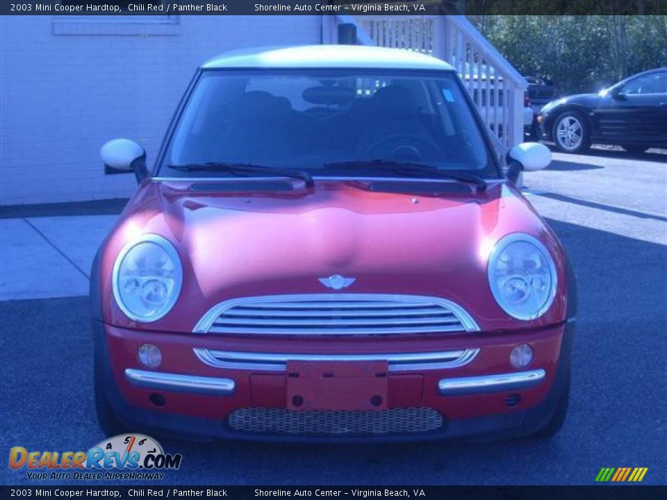 2003 Mini Cooper Hardtop Chili Red / Panther Black Photo #1