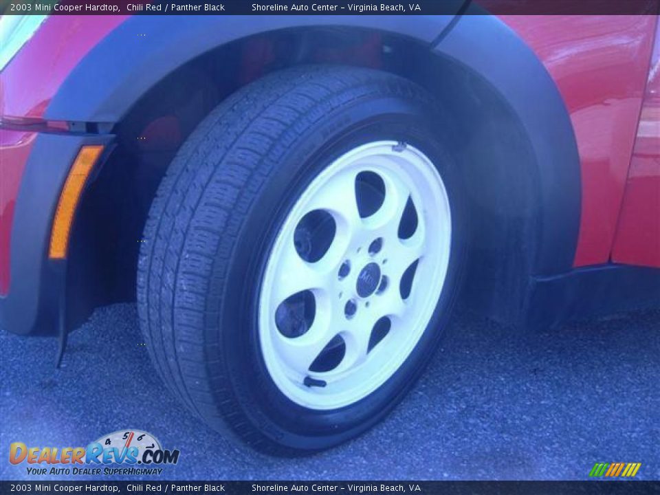 2003 Mini Cooper Hardtop Chili Red / Panther Black Photo #11