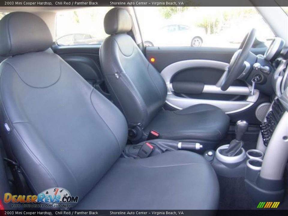 2003 Mini Cooper Hardtop Chili Red / Panther Black Photo #13