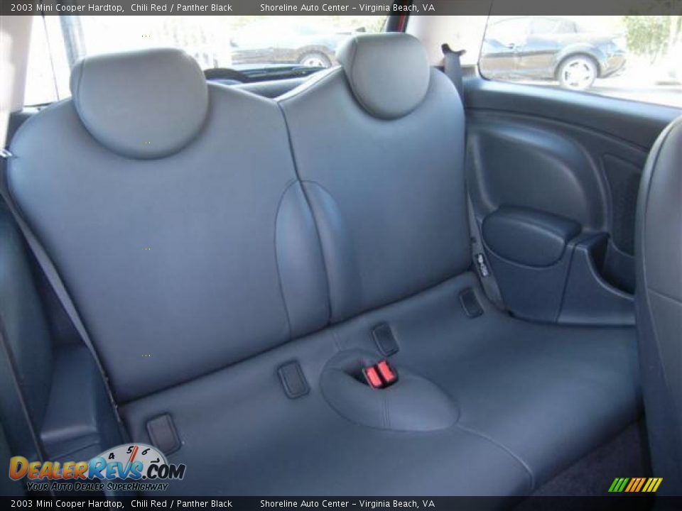 2003 Mini Cooper Hardtop Chili Red / Panther Black Photo #14