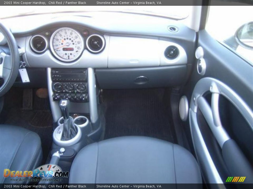 2003 Mini Cooper Hardtop Chili Red / Panther Black Photo #18