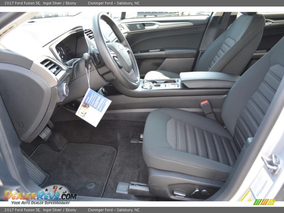 2017 Ford Fusion SE Ingot Silver / Ebony Photo #6