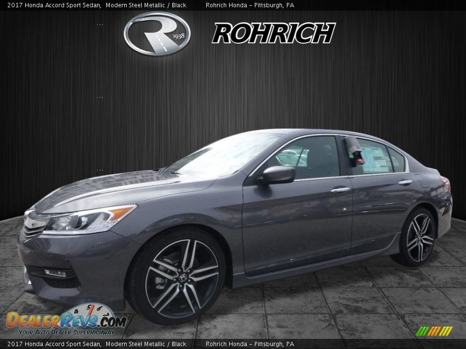 2017 Honda Accord Sport Sedan Modern Steel Metallic / Black Photo #4