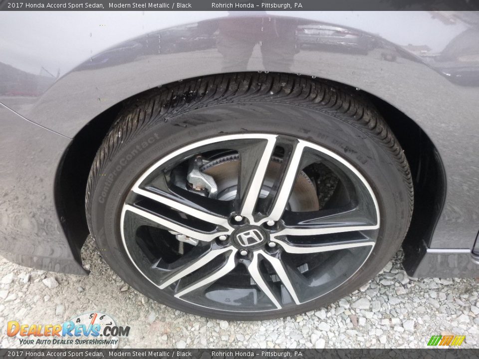 2017 Honda Accord Sport Sedan Modern Steel Metallic / Black Photo #5