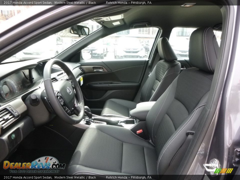 2017 Honda Accord Sport Sedan Modern Steel Metallic / Black Photo #6