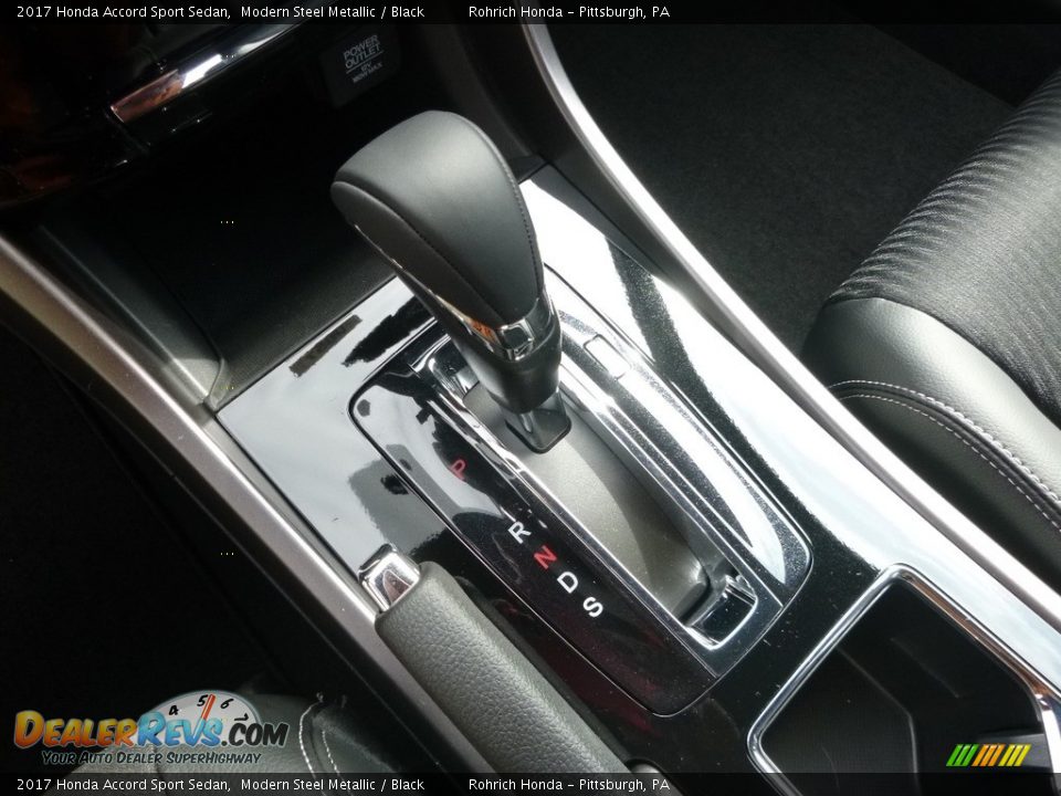 2017 Honda Accord Sport Sedan Modern Steel Metallic / Black Photo #12