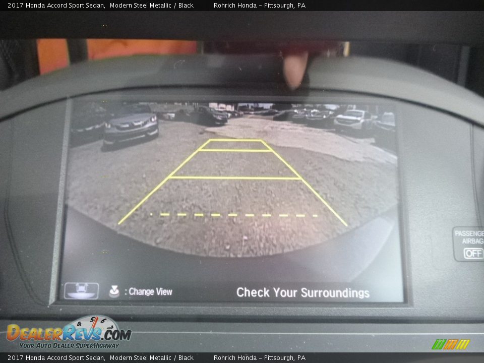 2017 Honda Accord Sport Sedan Modern Steel Metallic / Black Photo #14