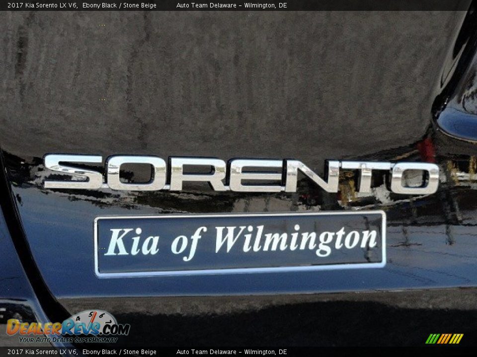 2017 Kia Sorento LX V6 Ebony Black / Stone Beige Photo #30