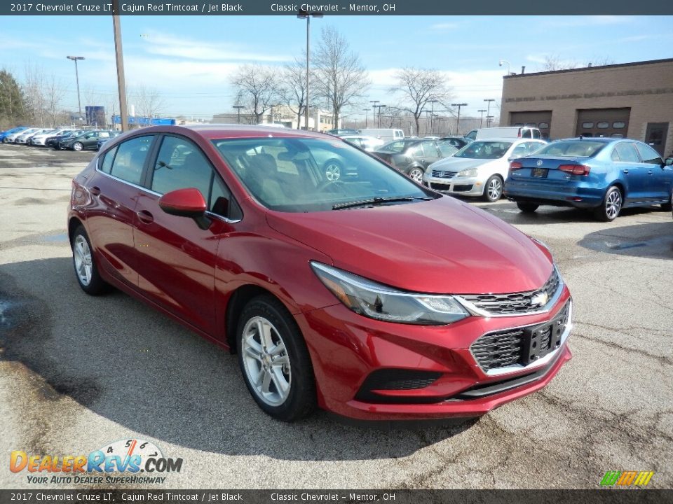 2017 Chevrolet Cruze LT Cajun Red Tintcoat / Jet Black Photo #3