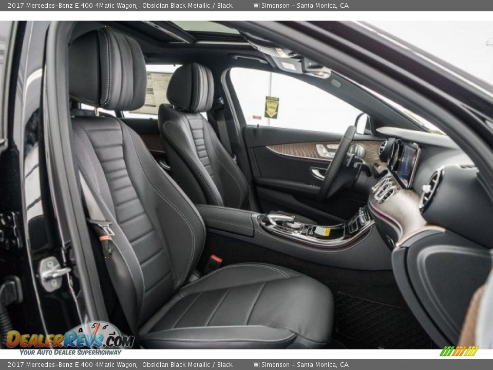 Black Interior - 2017 Mercedes-Benz E 400 4Matic Wagon Photo #2