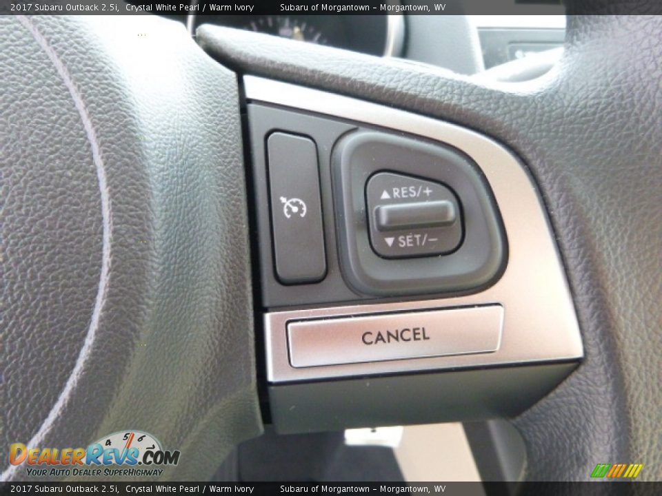 2017 Subaru Outback 2.5i Crystal White Pearl / Warm Ivory Photo #20