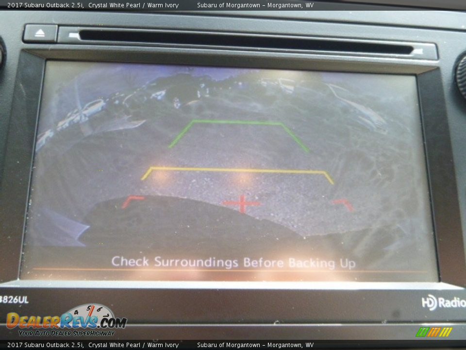 2017 Subaru Outback 2.5i Crystal White Pearl / Warm Ivory Photo #24