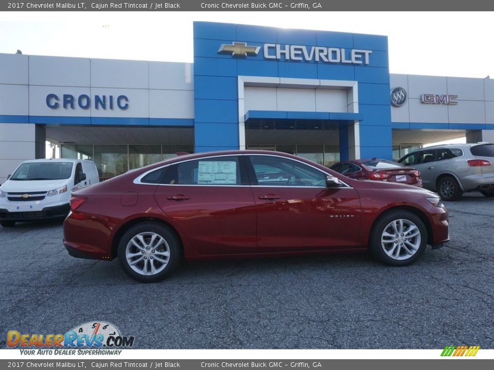 2017 Chevrolet Malibu LT Cajun Red Tintcoat / Jet Black Photo #8